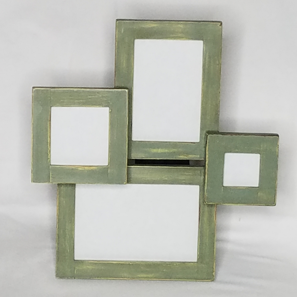 Custom hand painted multi picture frame